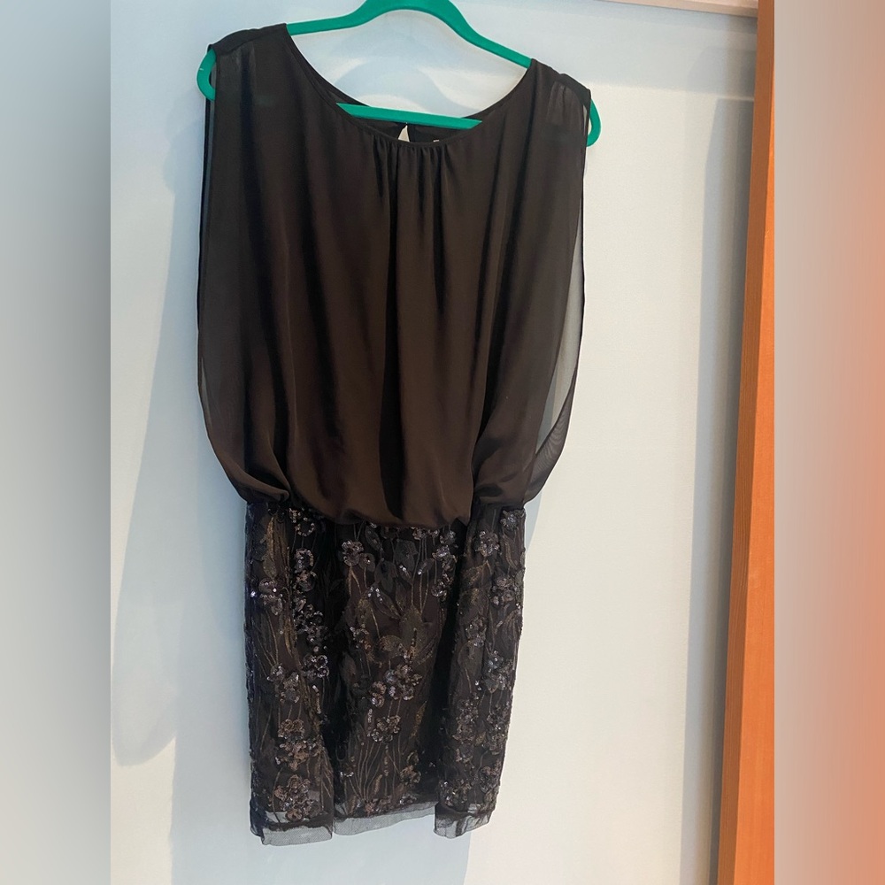 Black cocktail dress